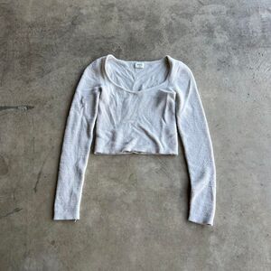 Wilfred Free Knit long sleeve top y2k luxury club women’s size XS